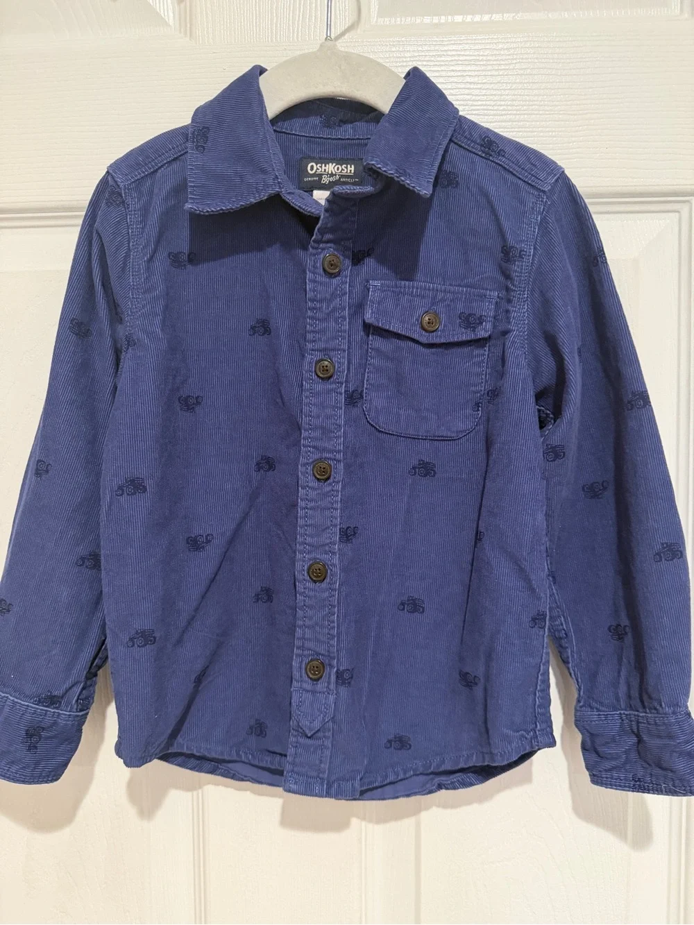 OshKosh & Cat & Jack Boys Button Up Shirts 3T Blue Green Plaid Bundle